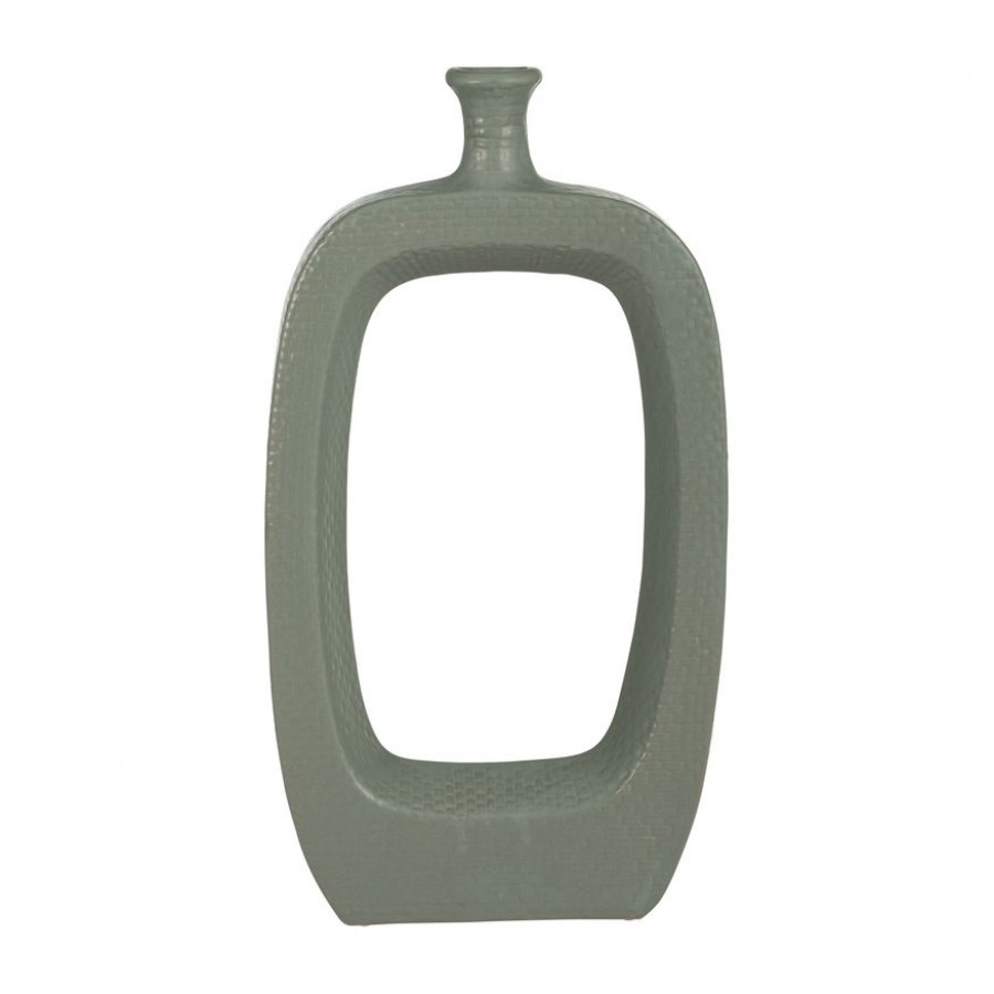 Sagebrook - 10" Ceramic Tribal Vase