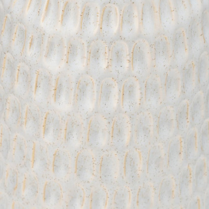 Sagebrook 12" Ceramic Dimpled Vase - Oatmeal