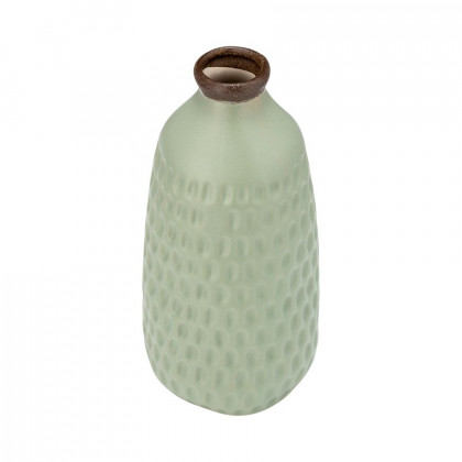 Sagebrook 9" Ceramic Dimpled Vase - Green