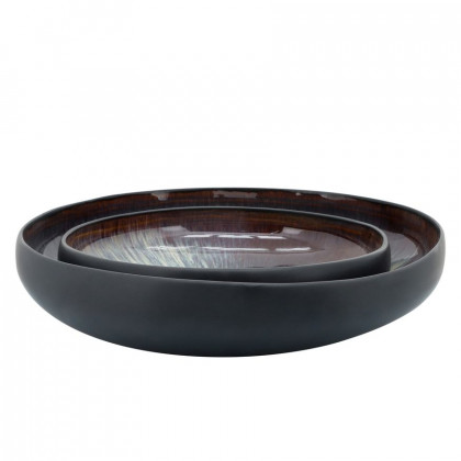 Sagebrook - 12"/15" Ceramic Bowls (Set Of 2)