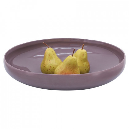 Sagebrook 12"/15" Organic Bowls (Set Of 2) - Lavander