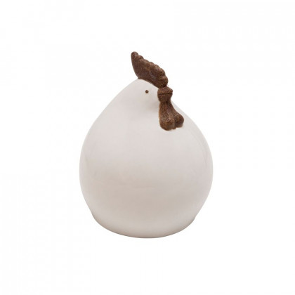 Sagebrook - Ceramic Roosters (Set Of 3) in White