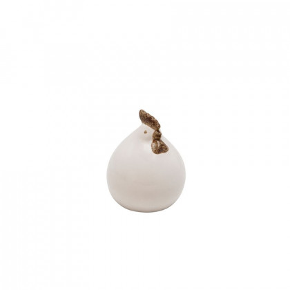 Sagebrook - Ceramic Roosters (Set Of 3) in White