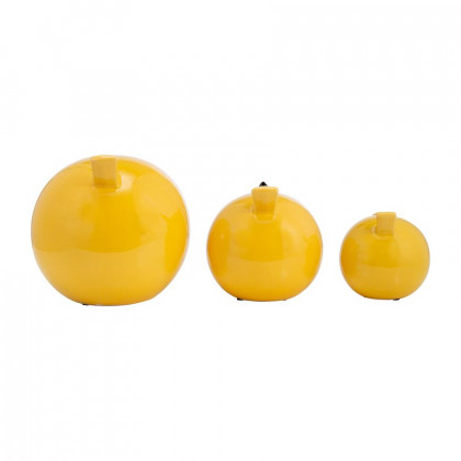 Sagebrook 7.5" Ceramic Birds (Set Of 3) - Yellow