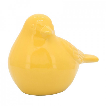 Sagebrook 8" Ceramic Bird Figurine - Yellow