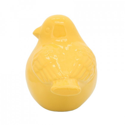 Sagebrook 8" Ceramic Bird Figurine - Yellow