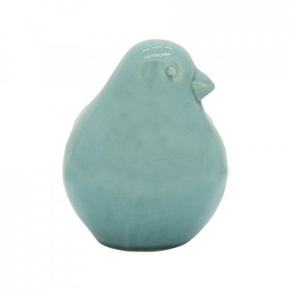 Sagebrook 8" Ceramic Bird Figurine - Sea Green