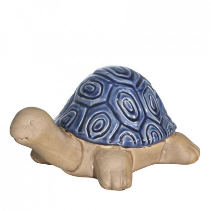 Sagebrook 10" Ceramic Tortoise - Navy