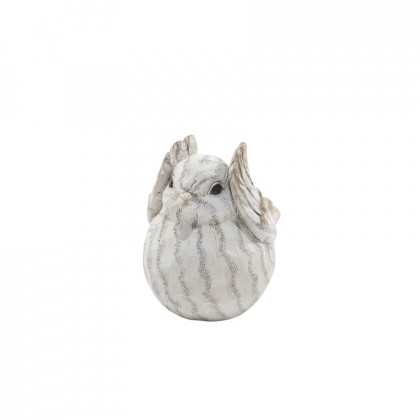 Sagebrook - Resin Decorative Birds (Set Of 3) in Cream