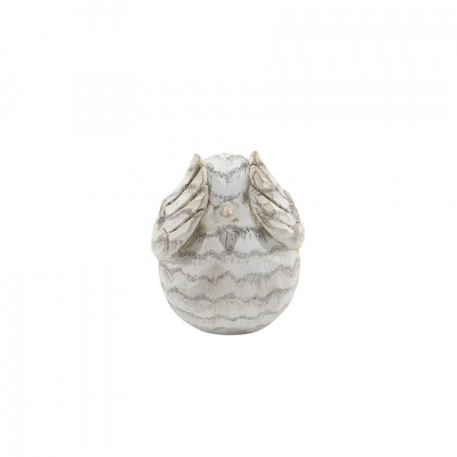 Sagebrook - Resin Decorative Birds (Set Of 3) in Cream