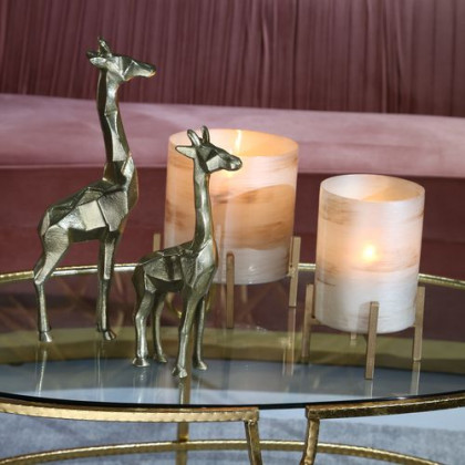 Sagebrook - 15" Aluminum Giraffe Decor in Gold
