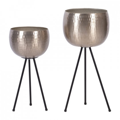 Sagebrook - Bamboo Planters (Set Of 3)