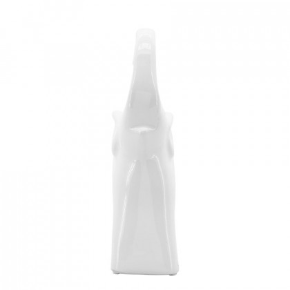 Sagebrook 6"x11" Ceramic Elephant - White