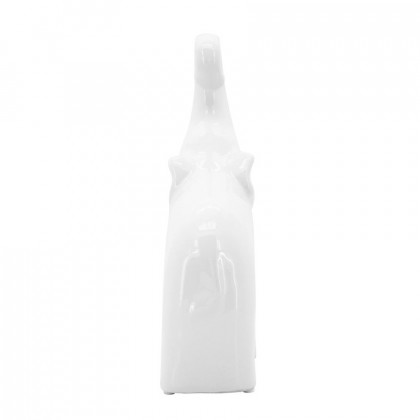 Sagebrook 6"x11" Ceramic Elephant - White