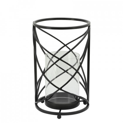 Sagebrook - 13" Metal Hurricane Candle Holder