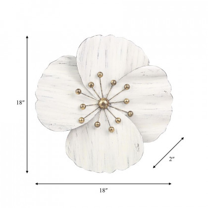 Sagebrook - Metal Wall Flower
