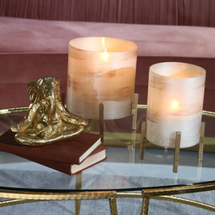 Sagebrook 8" Polyresin Meditating Elephant - Gold