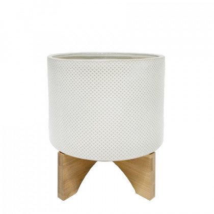 Sagebrook - 8" Ceramic Planter On Stand