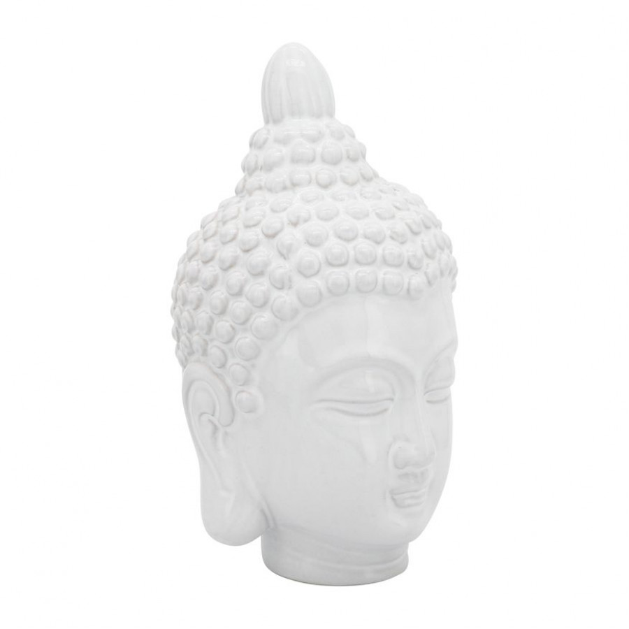 Sagebrook - 10" Ceramic Buddha Head