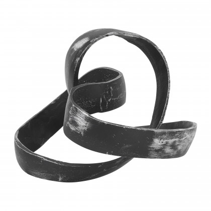 Sagebrook - 7" Aluminum Knot Sculpture