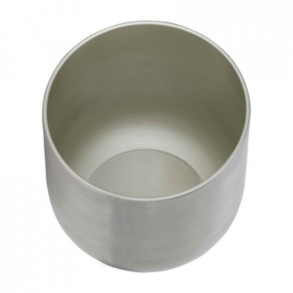 Sagebrook Metal Planters On Stand (Set Of 3) - Silver/Black
