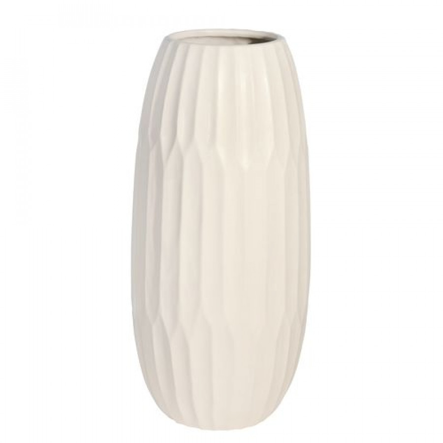 Sagebrook 16" Ceramic Vase - White
