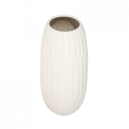 Sagebrook 16" Ceramic Vase - White