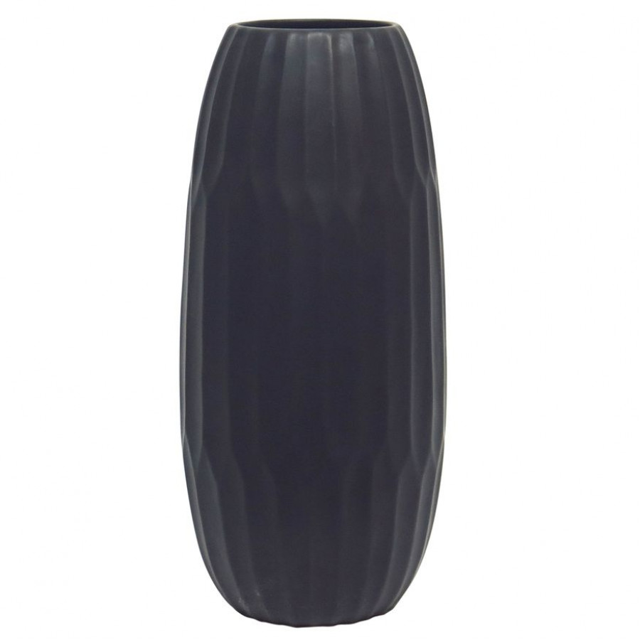 Sagebrook 16" Ceramic Vase - Black