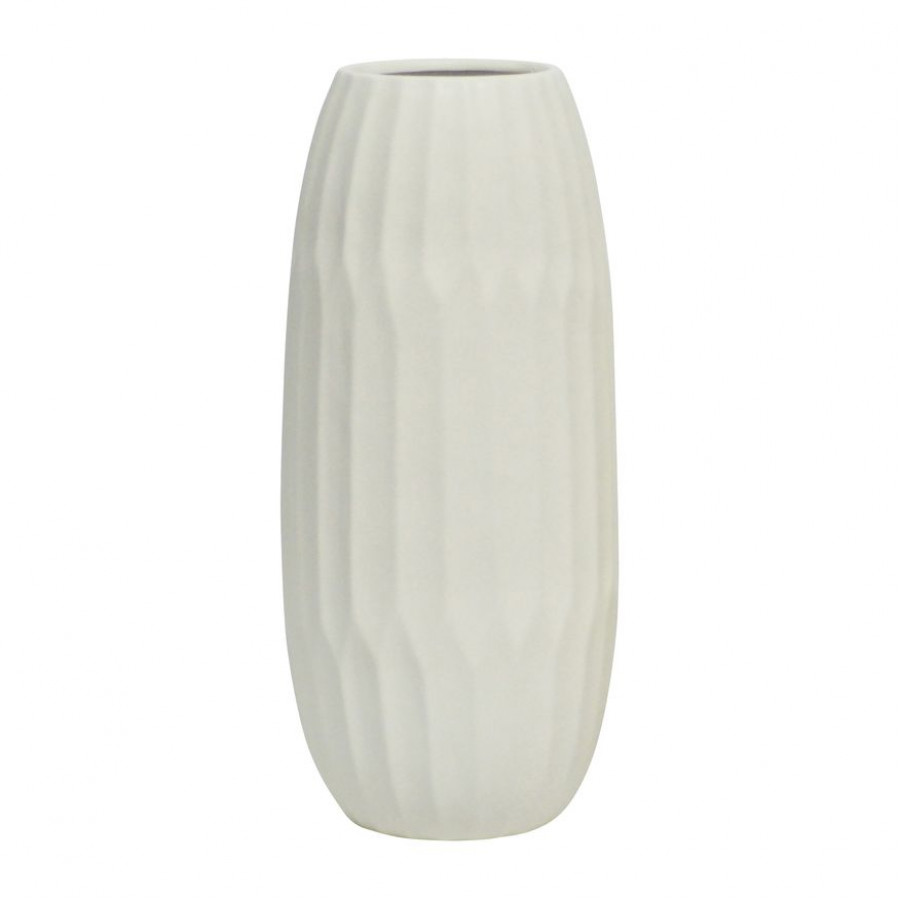 Sagebrook 16" Ceramic Vase - Creme