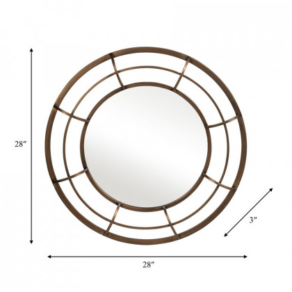 Sagebrook Metal Frame Wall Mirror - Gold