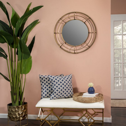 Sagebrook Metal Frame Wall Mirror - Gold