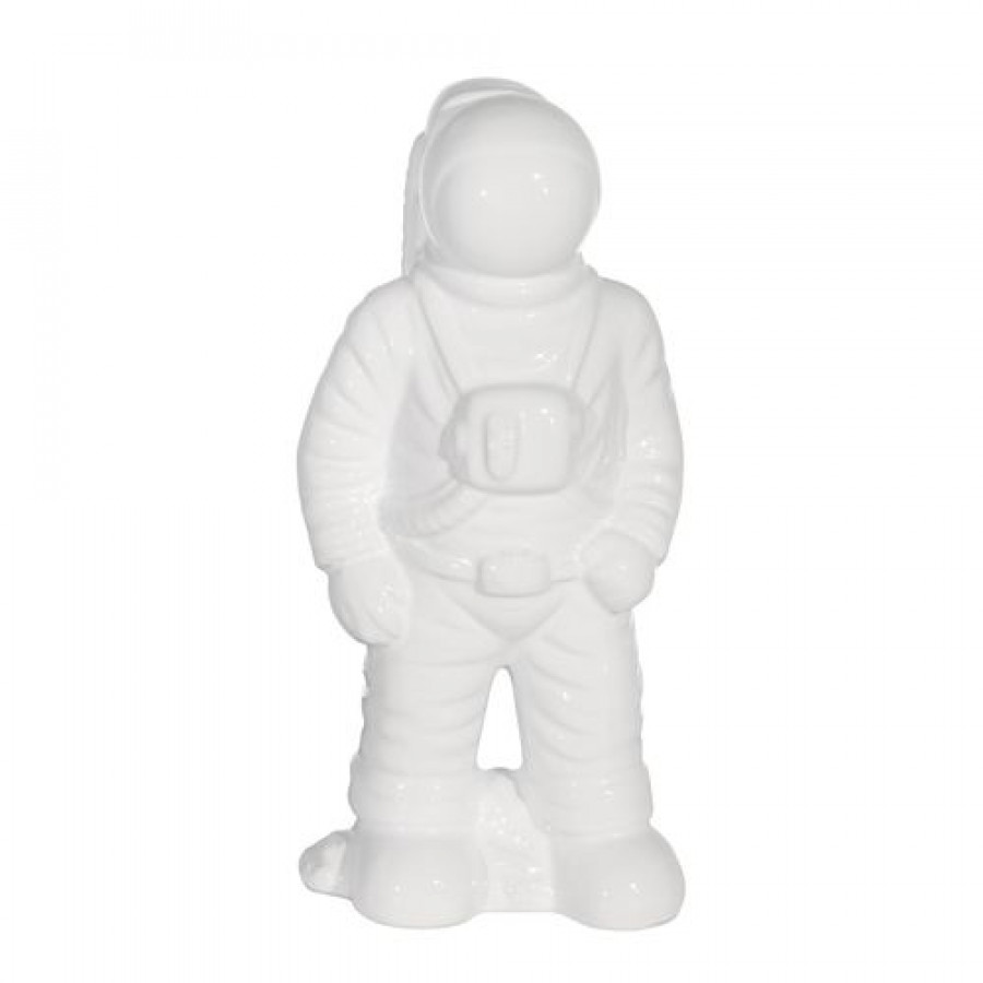 Sagebrook - 12" Ceramic Astronaut Statuette in White