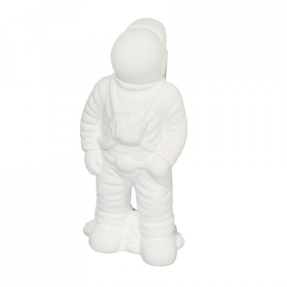 Sagebrook - 12" Ceramic Astronaut Statuette in White