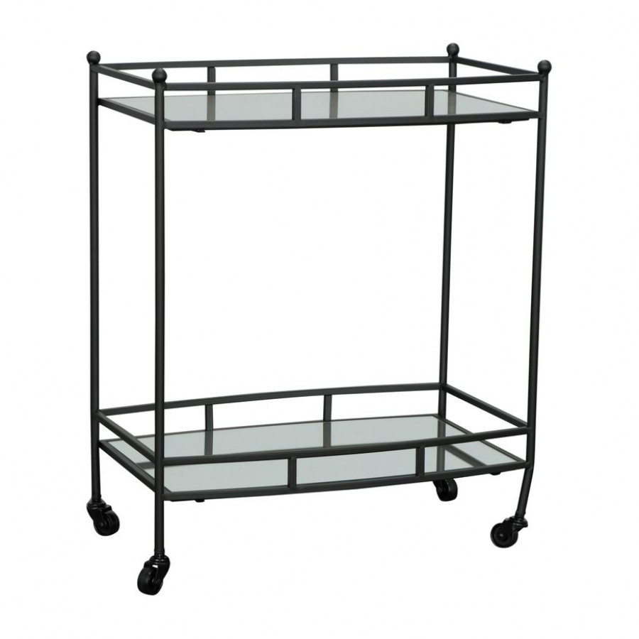 Sagebrook - Two Tier Metal Bar Cart