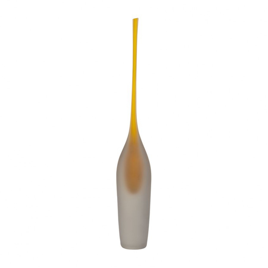 Sagebrook 24" Glass Long Neck Glass Decor - Honey