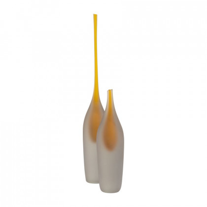 Sagebrook 14" Glass Decor - Honey