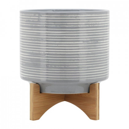 Sagebrook - 10" Ceramic Planter On Stand