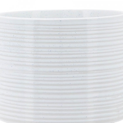 Sagebrook 5"/8" Ceramic Planters On Stand (Set Of 2) - Speckled White