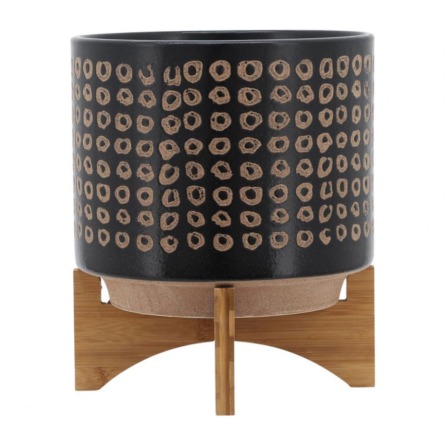 Sagebrook - 5" Ceramic Planter On Stand