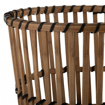 Sagebrook 11"/13"/15" Bamboo Footed Planters (Set Of 3) - Natural