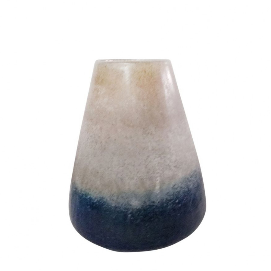Sagebrook - 11" Glass Tri-Color Vase in Multi