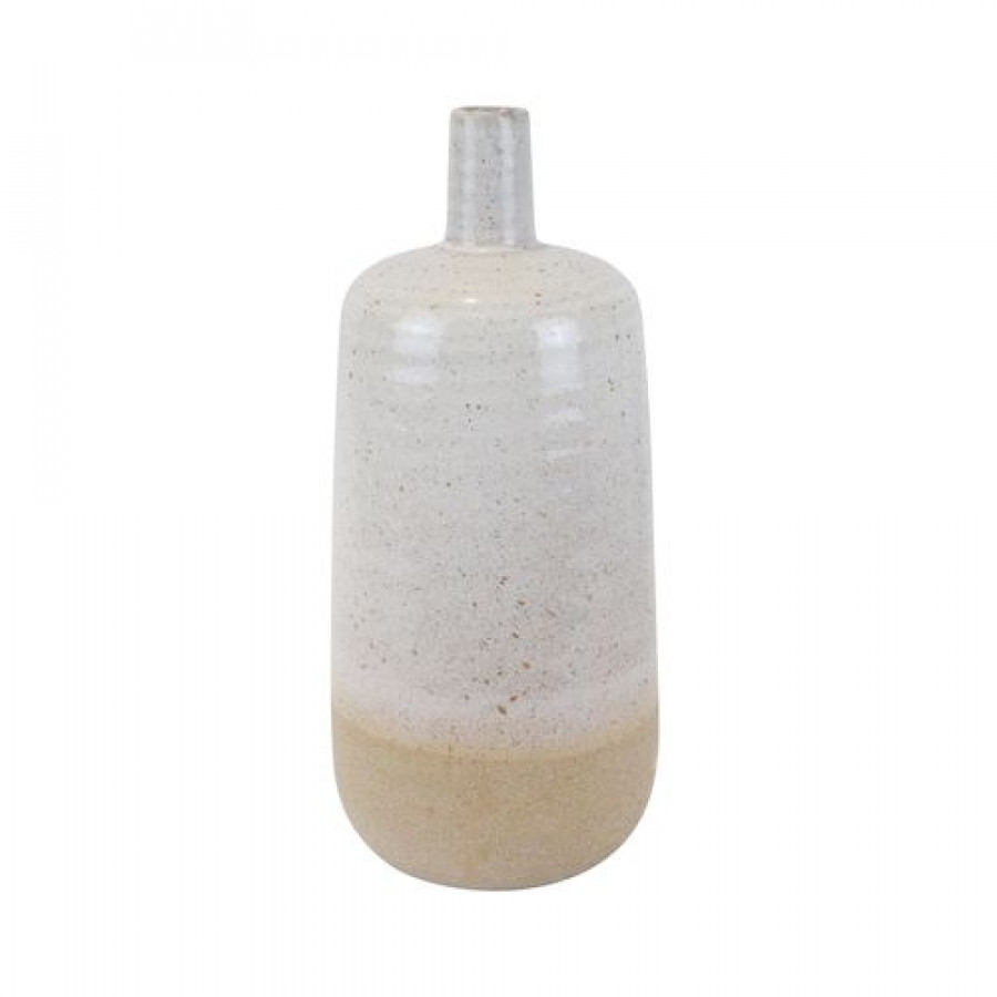 Sagebrook - 13" Ceramic Speckled Vase in Beige