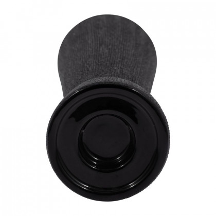 Sagebrook 16" Ceramic Bead Candle Holder - Black