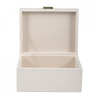 Sagebrook 7"/8"/9" Velveteen Jewelry Box (Set Of 3) - Cotton