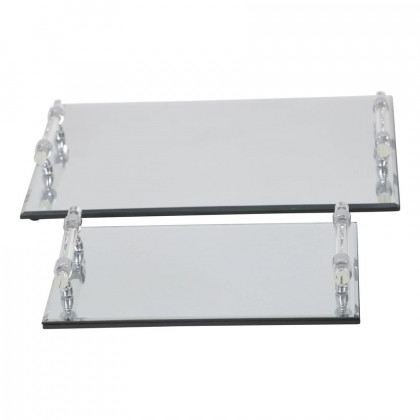 Sagebrook - Mirrored Trays (Set Of 2)