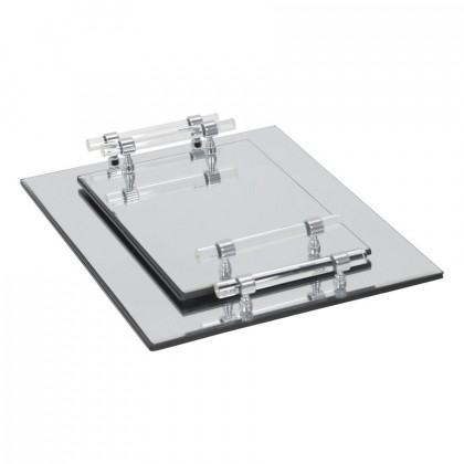 Sagebrook - Mirrored Trays (Set Of 2)