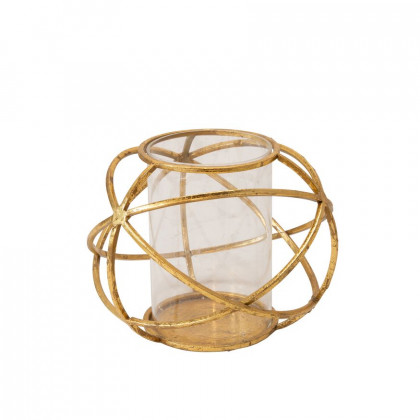 Sagebrook 6" Orb Candle Holders (Set Of 2) - Gold