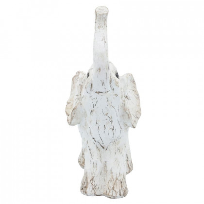Sagebrook 11" Elephant Figurine - White