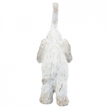 Sagebrook 11" Elephant Figurine - White