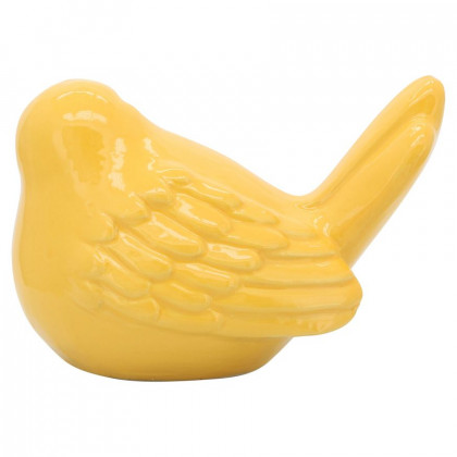 Sagebrook 10" Ceramic Bird Figurine - Yellow